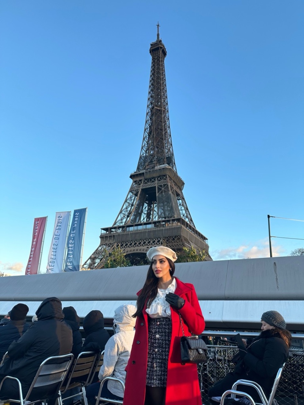 Chanel Classic Flap Medium Black Caviar leather Silver HW Authentic Iconic - Picture 14 of 14